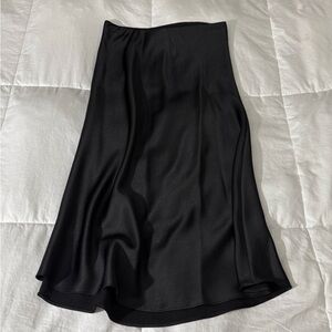 Calvin Klein Satin Midi Skirt